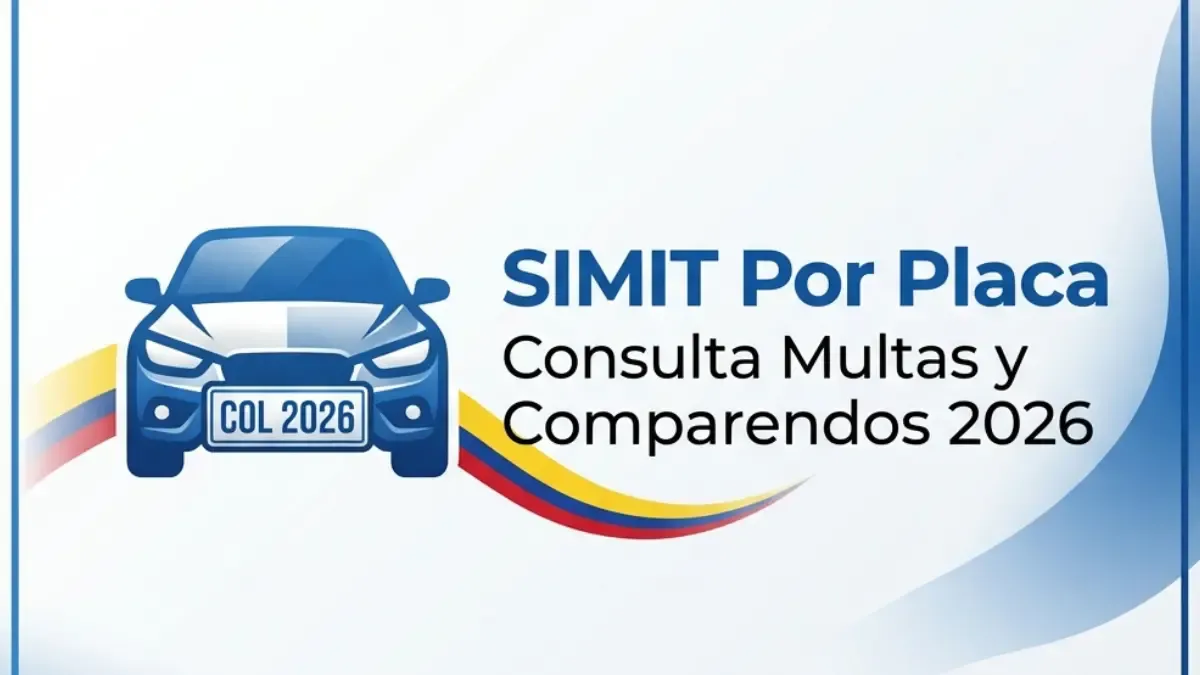 Consulta SIMIT por placa - Multas y Comparendos Colombia 2026